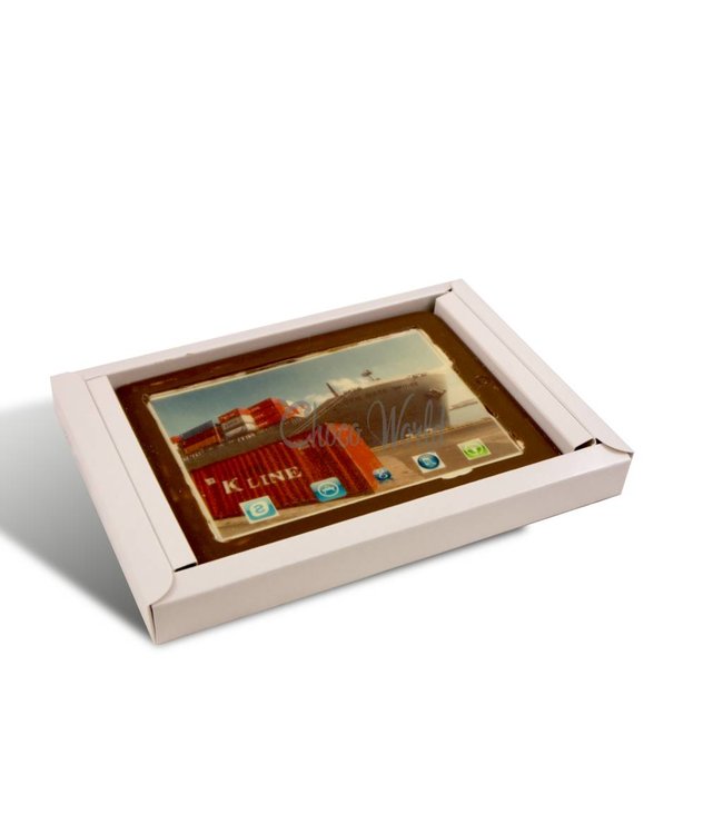Chocolade ipad met foto