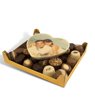 Bonbons mix (S) met hart foto logo