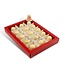 Chocolade kerstklokjes wit 15st (mandarijn)