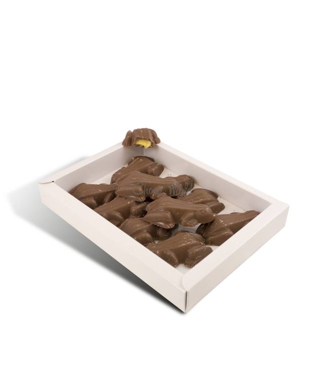 Chocolade kikkers st advocaatvulling10