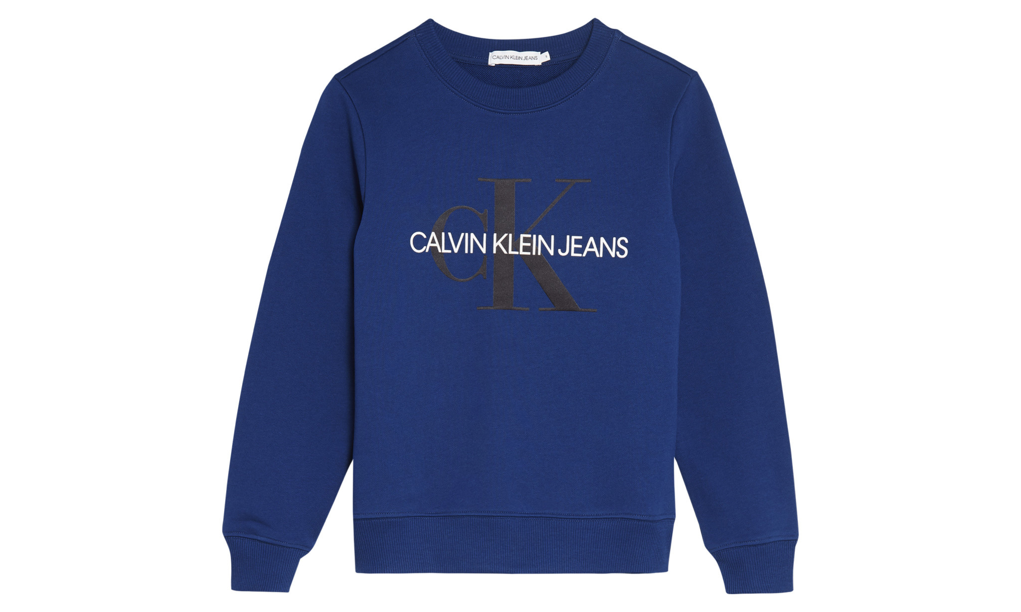 blue calvin klein crew neck