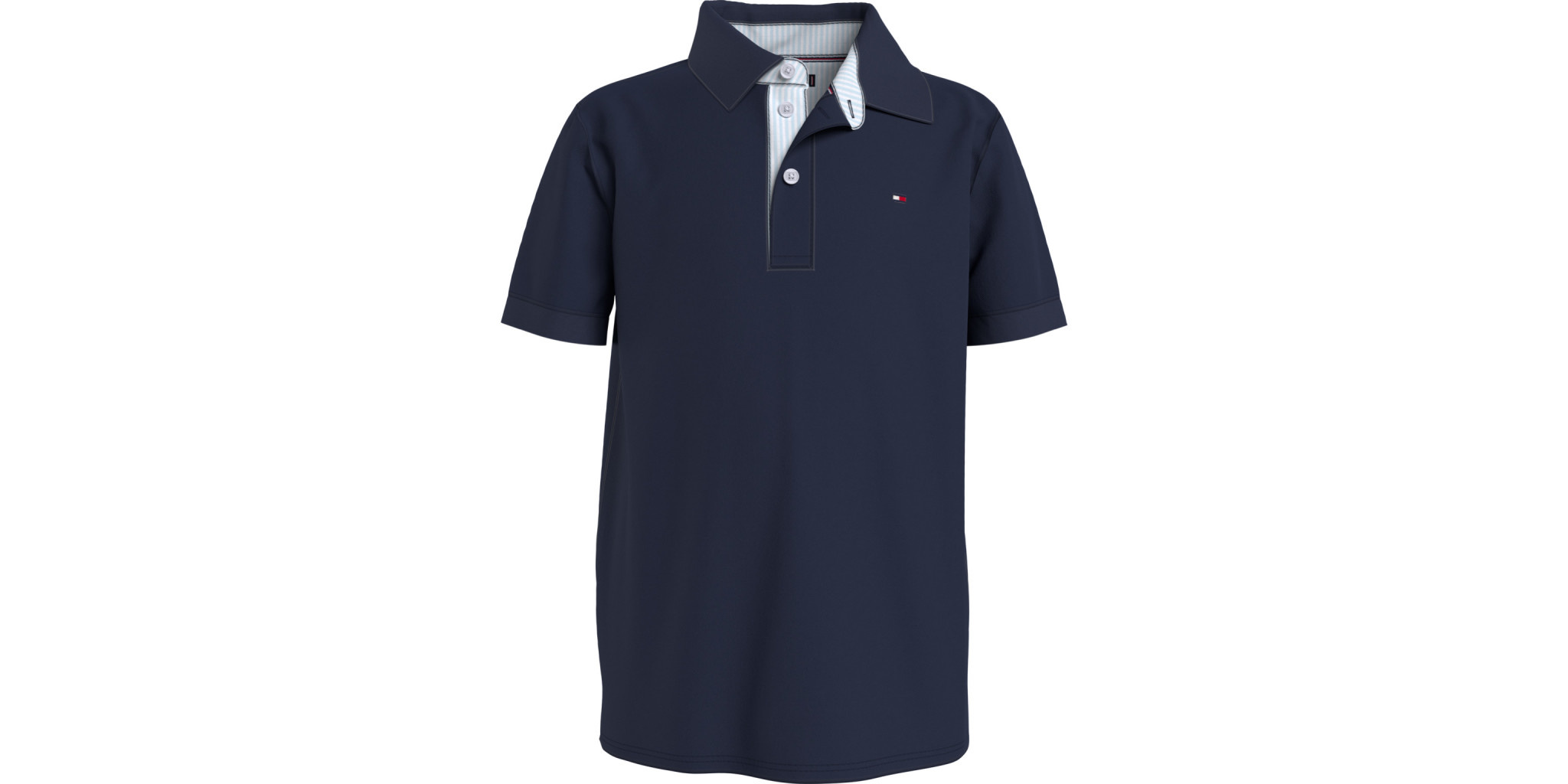 Tommy Hilfiger Polo Wit MW0MW17771 | Van Tilburg