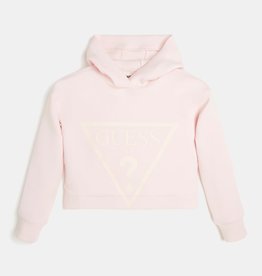 pink guess hoodie