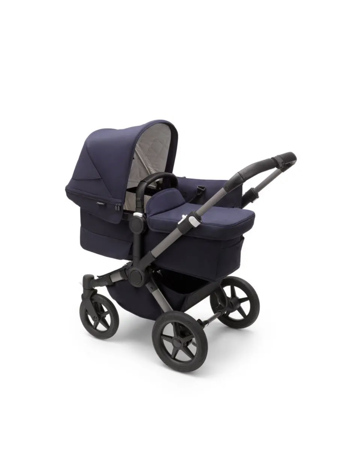 Bugaboo Bugaboo Donkey 5 Mono Premium Dark Navy  zonnekap/ bekleding graphite onderstel