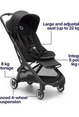 Bugaboo Bugaboo Butterfly kinderwagen met stoel midnight black