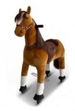 Rollzone Pony rijdend  4 T/M 10 jaar  bruin