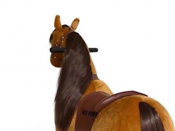 Rollzone Pony rijdend  4 T/M 10 jaar  bruin