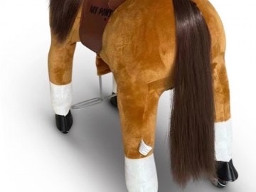 Rollzone Pony rijdend  4 T/M 10 jaar  bruin