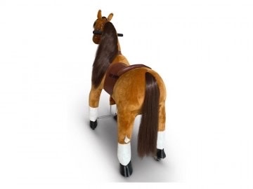 Rollzone Pony rijdend  4 T/M 10 jaar  bruin