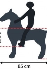 Rollzone Pony rijdend  4 T/M 10 jaar  bruin