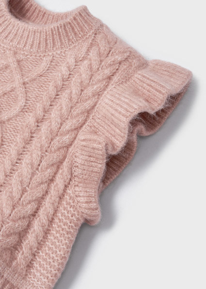 Mayoral Mayoral 4.313 knitting vest pink mix W22G