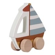 Little Dutch Little Dutch houten trekfiguur zeilboot