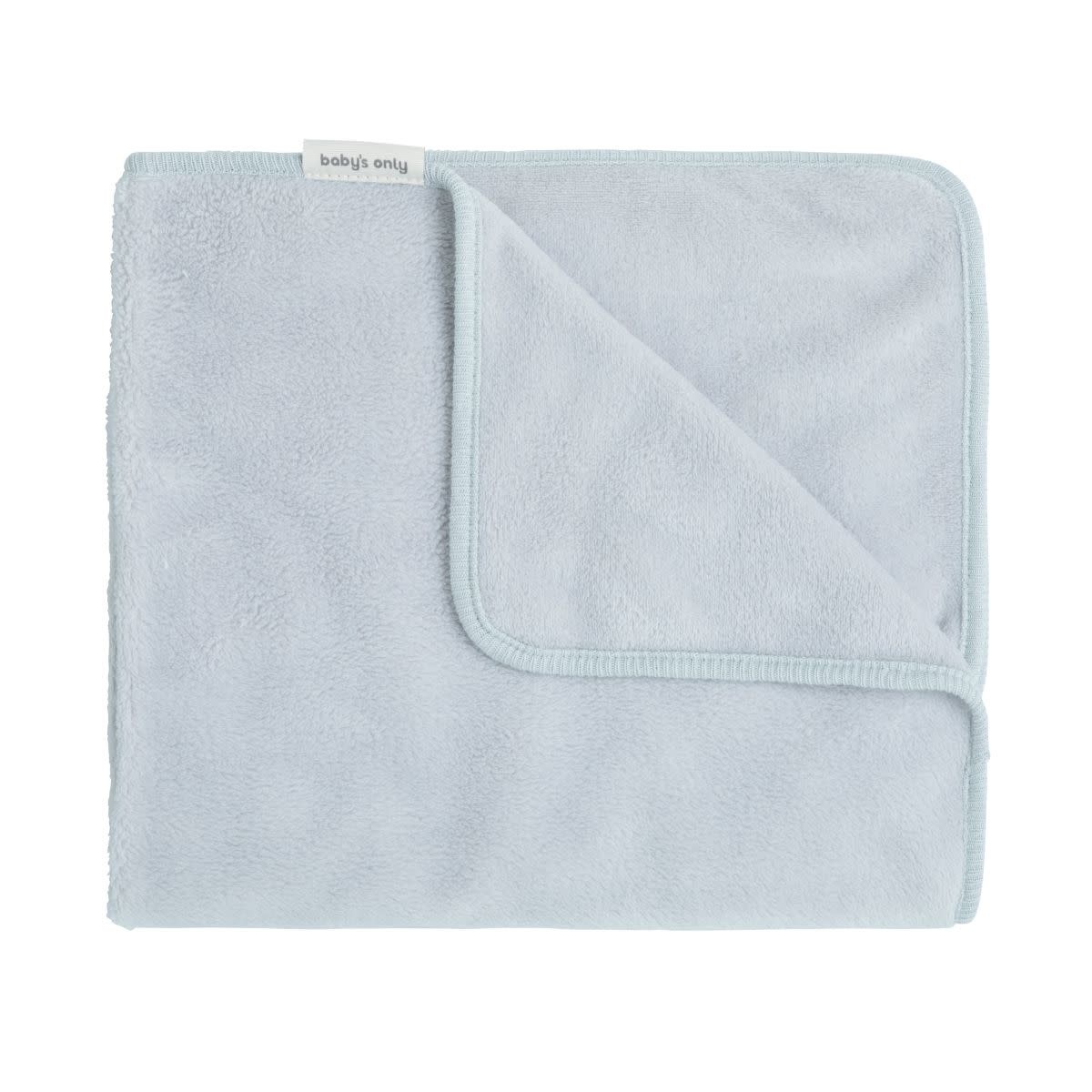 Baby's only Cozy misty blue teddy Wieg/ledikantdeken