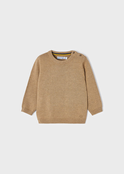 Mayoral Mayoral 351 basic crew neck sweater camel W22B