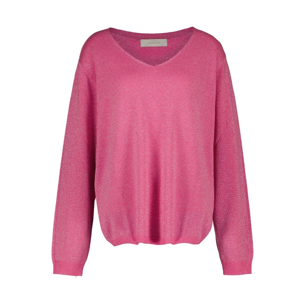 A&A Amélie pullover Prun Pink flo