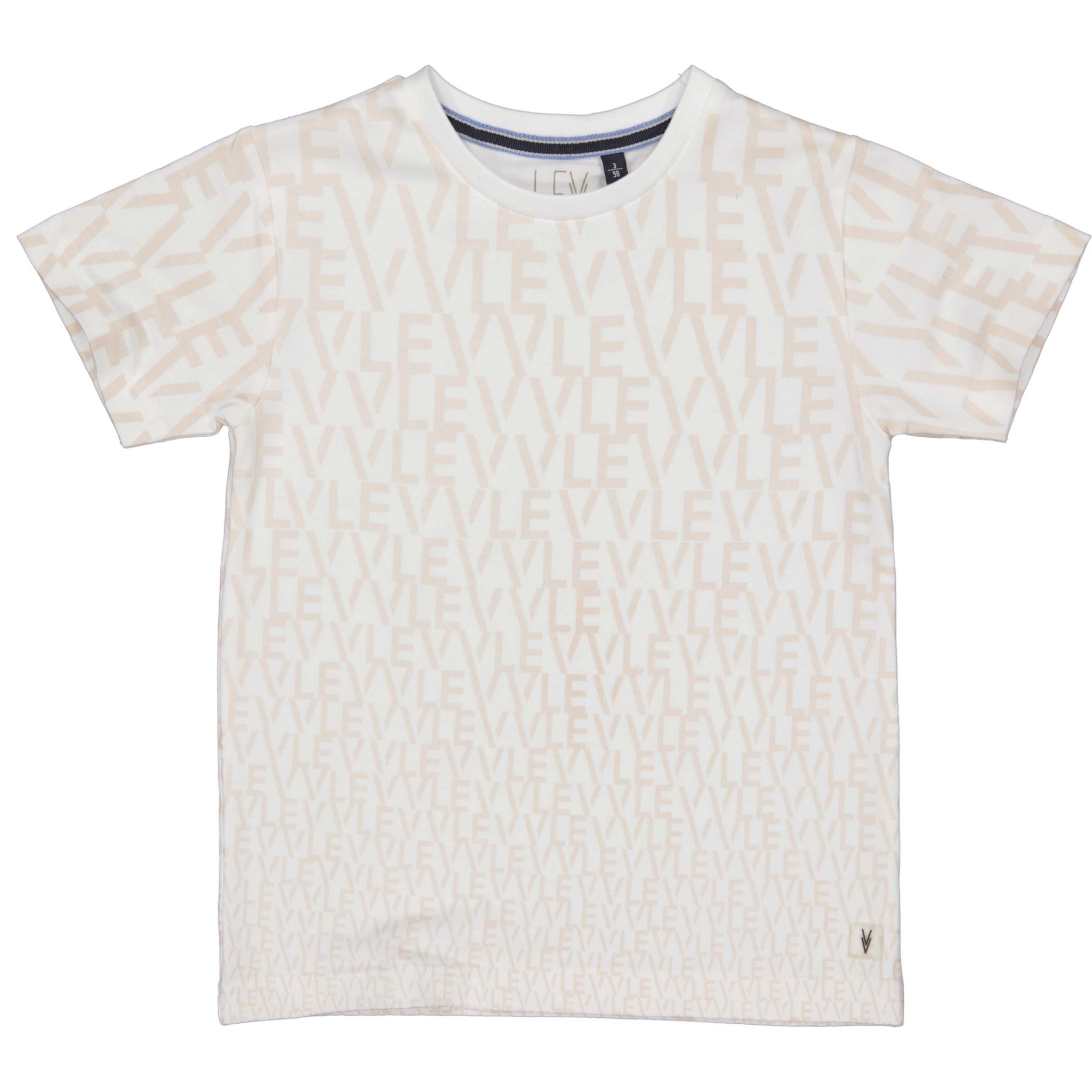 Levv Levv shirt Mark White text S42