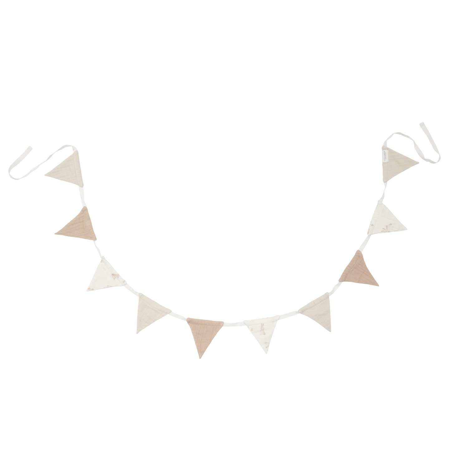 Little Dutch textiel Little Dutch slinger met vlaggetjes hydrofiel baby bunny S42