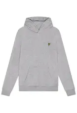 Lyle Scott Lyle&Scott MLB2001V Pullover Hoodie Light Grey Marl (D24  W42