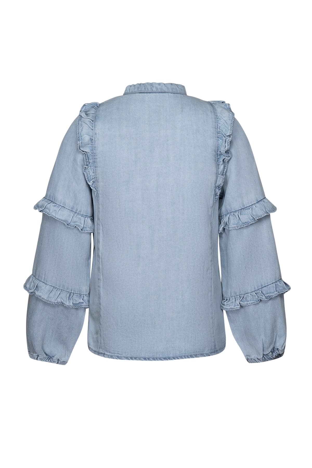 Like Flo Like Flo F408-5106  Carlijn  blouse Lt Denim W42