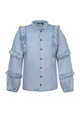 Like Flo Like Flo F408-5106  Carlijn  blouse Lt Denim W42