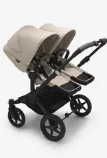 Bugaboo Bugaboo Donkey 5 Twin Desert Taupe zonnekap, Desert Taupe bekleding, black onderstel