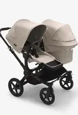 Bugaboo Bugaboo Donkey 5 Duo Desert Taupe zonnekap, Desert Taupe bekleding, black onderstel