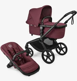 Bugaboo Bugaboo Fox 5 *Renew  Dark cherry red & black onderstel