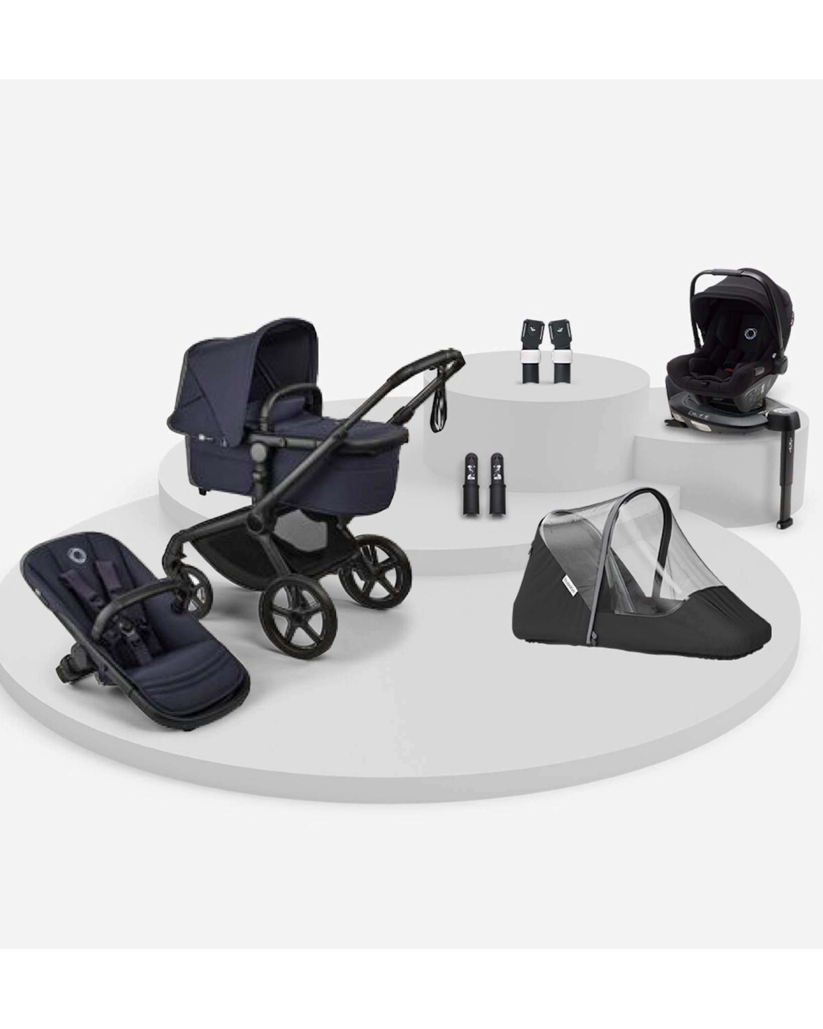 Bugaboo Bugaboo Fox 5 *Renew BUNDEL Deep indigo / black onderstel