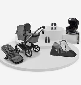 Bugaboo Bugaboo Fox 5 *Renew  BUNDEL Moon grey black onderstel