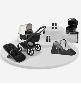 Bugaboo Bugaboo Fox 5  *Renew  BUNDEL  Misty  white zonnekap, black  bekleding, black onderstel