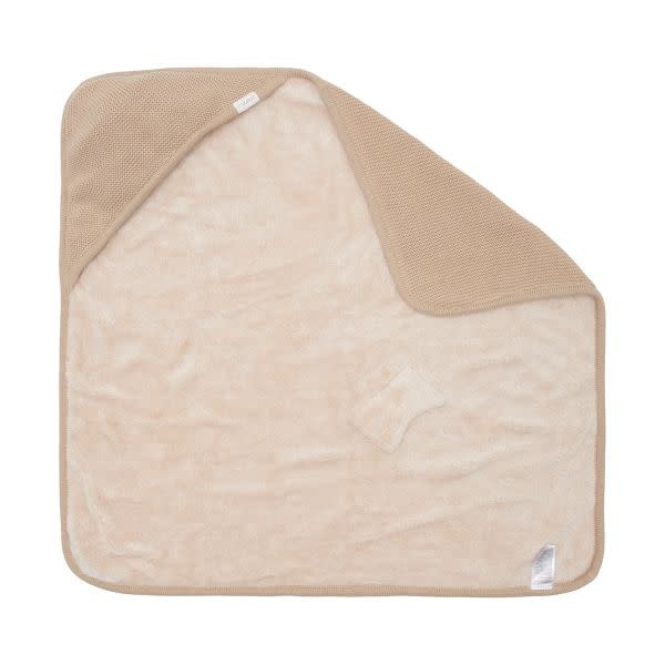 Little Dutch textiel Little Dutch gebreide omslagdoek beige S42