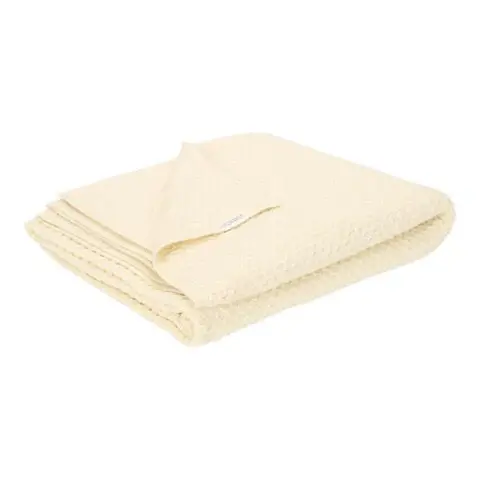 Little Dutch textiel Little Dutch wiegdeken  Essential Pure soft white 70x100