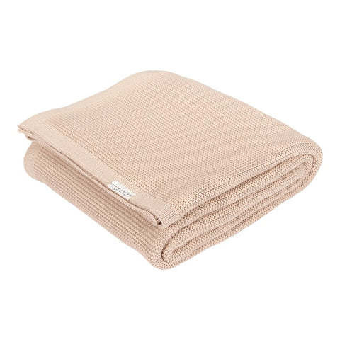 Little Dutch textiel Little Dutch  Gebreid ledikantdeken  Beige s42