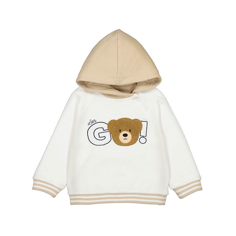 Mayoral Mayoral 2.414 hoodie  Ecru W52