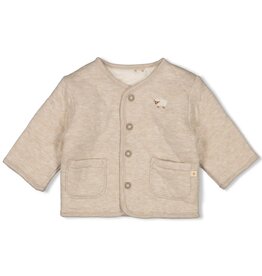 Feetje Feetje 51300526  jasje reversible  unisex  Taupe melange W52