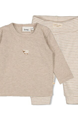 Feetje Feetje 51602680  shirtje + broekje  unisex  Taupe melange W52