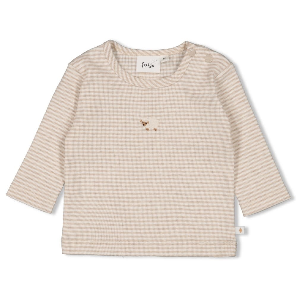 Feetje Feetje 51602568  shirtje + broekje  unisex  Taupe melange W52
