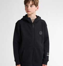Petrol Petrol  Sweater Hooded Zip SWH  352 Deep Black    W52