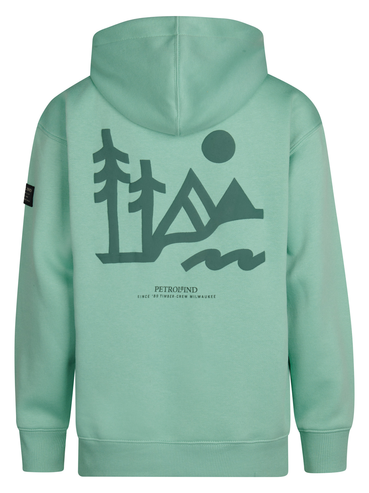 Petrol Petrol  Sweater Hooded  SWH 359 Pale Aqua    W52