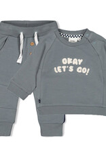 Feetje Feetje 51602579  shirtje + broekje  Petrol  W52