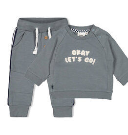 Feetje Feetje 51602579  shirtje + broekje  Petrol  W52