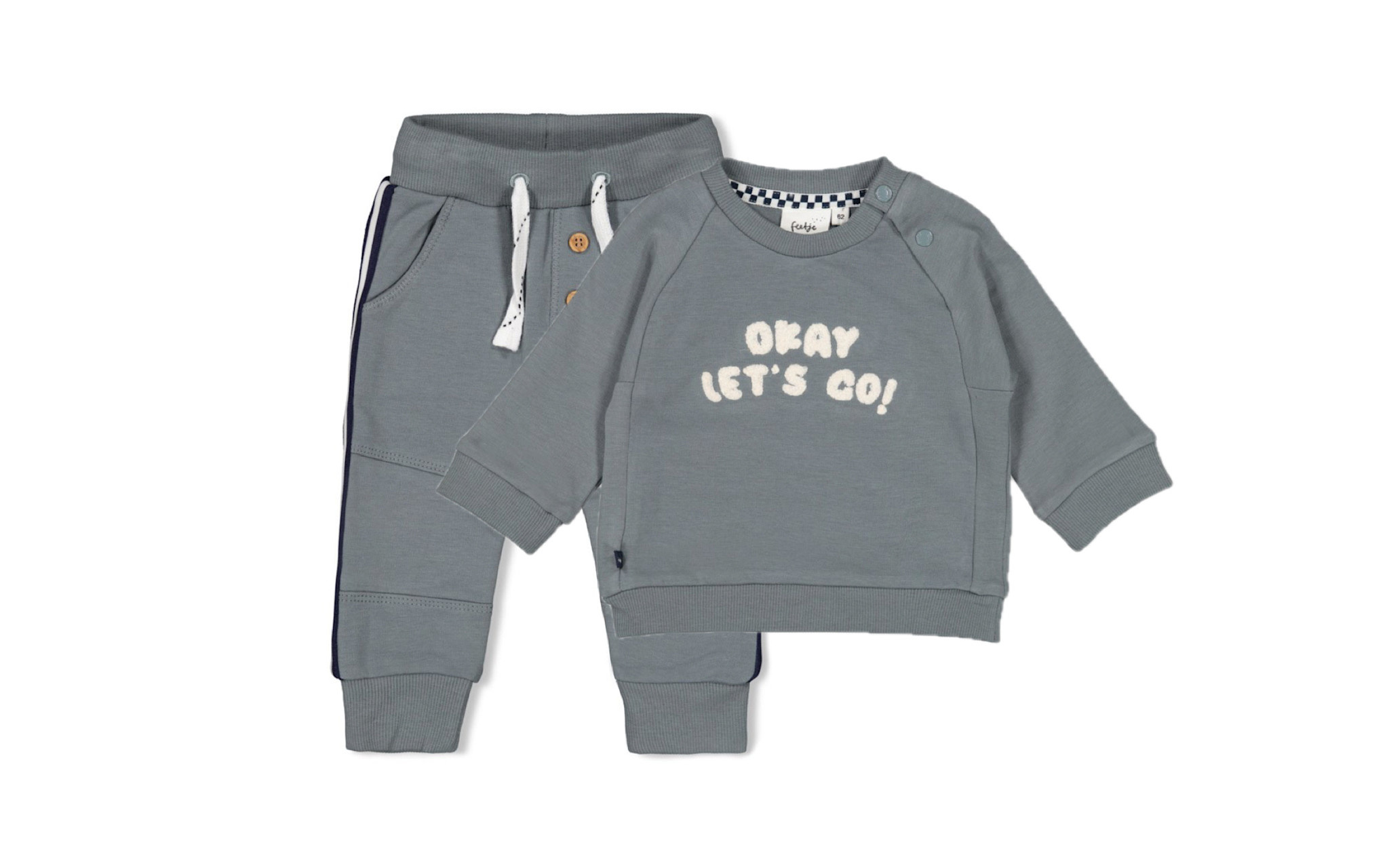 Feetje Feetje 51602579  shirtje + broekje  Petrol  W52