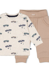 Feetje Feetje 51602575 shirtje + broekje  Offwhite melange  W52