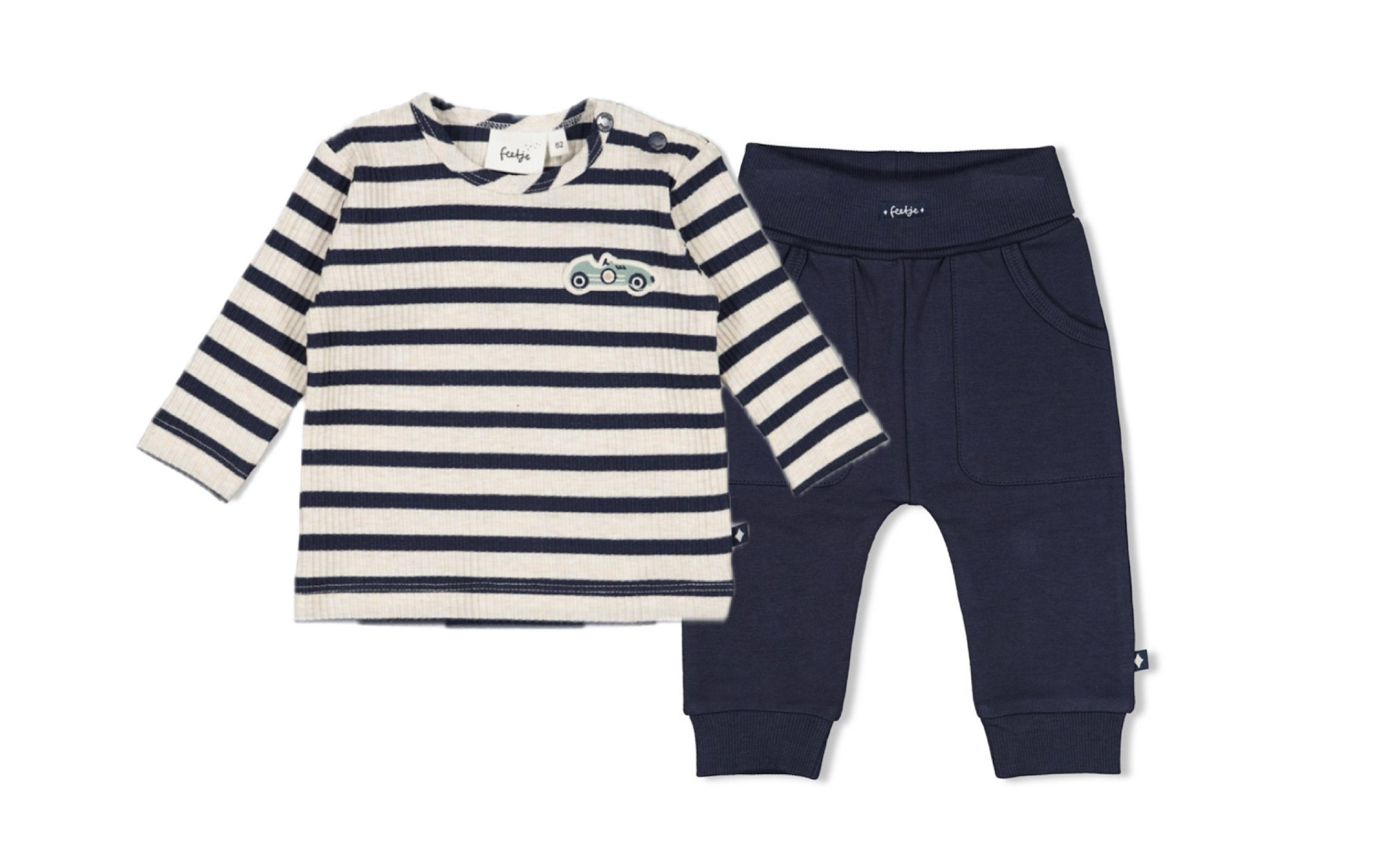 Feetje Feetje 51602576  shirtje + broekje Navy  W52
