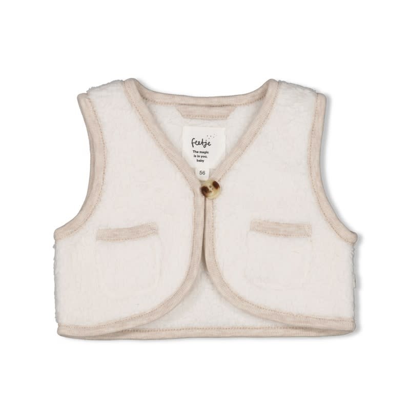 Feetje Feetje 51200035 Bodywarmer  Offwhite  W52 .