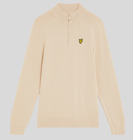 Lyle Scott Lyle&Scott Zip Pullover knit Putty W52 *