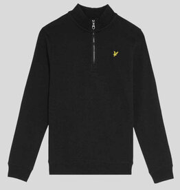 Lyle Scott Lyle&Scott Zip Pullover sweat  jet black W52  *