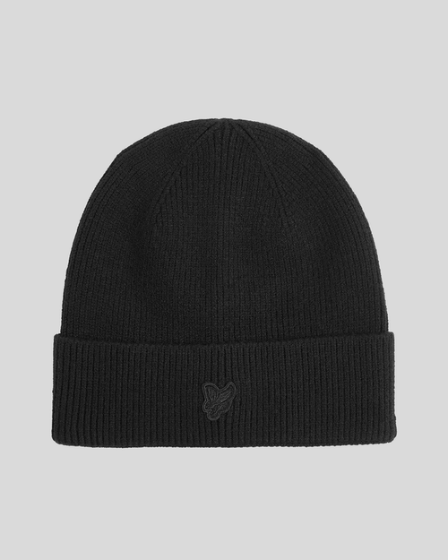 Lyle Scott Lyle&Scott  HEB2103V Beanie Jet Black (Z865)  W42