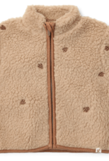 Little Dutch kleding Little Dutch Teddy Jas Taupe  B52