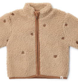 Little Dutch kleding Little Dutch Teddy Jas Taupe  B52